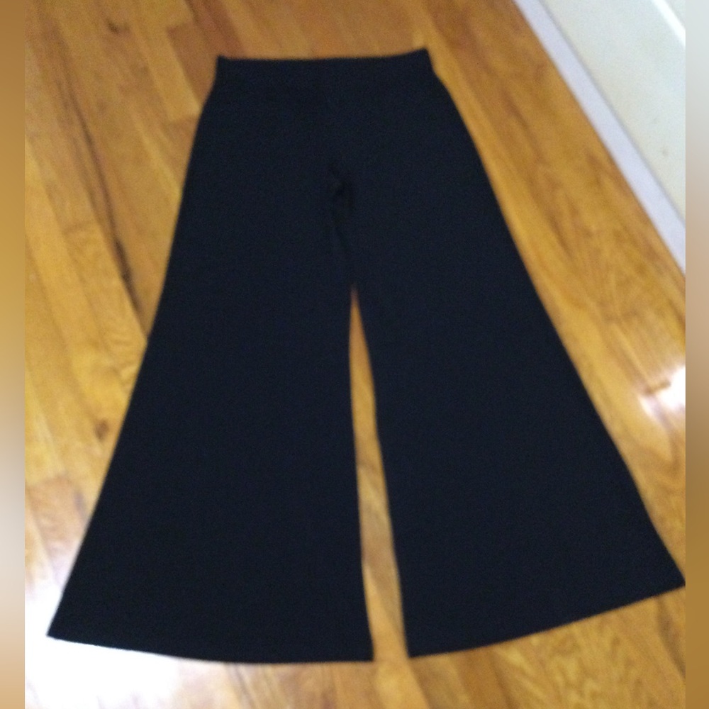 By & By Women's Pull-onBlack Extra Wide-Leg Pants